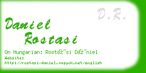 daniel rostasi business card